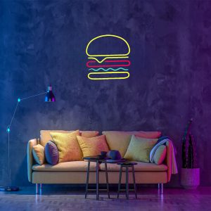 LED neón Burger